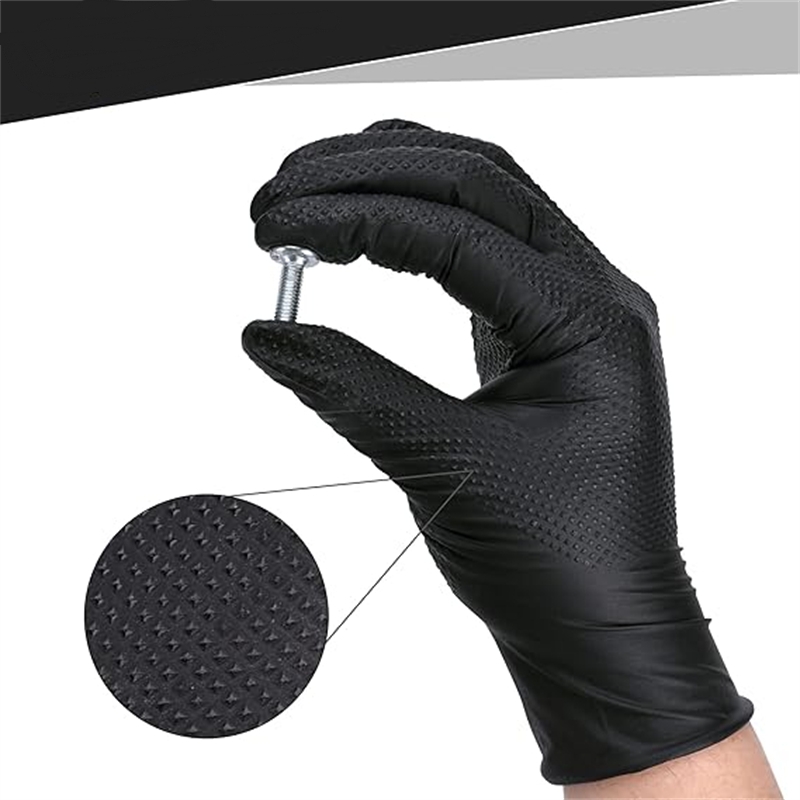 Heavy Duty Black Nitrile Glove - огляд і ціна Nitrile Mechanic Glove