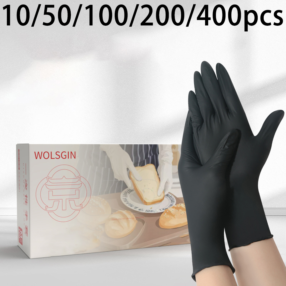 10/50/100/200/400pcs Black Dis - огляд і ціна Rubber Glove Cleaning