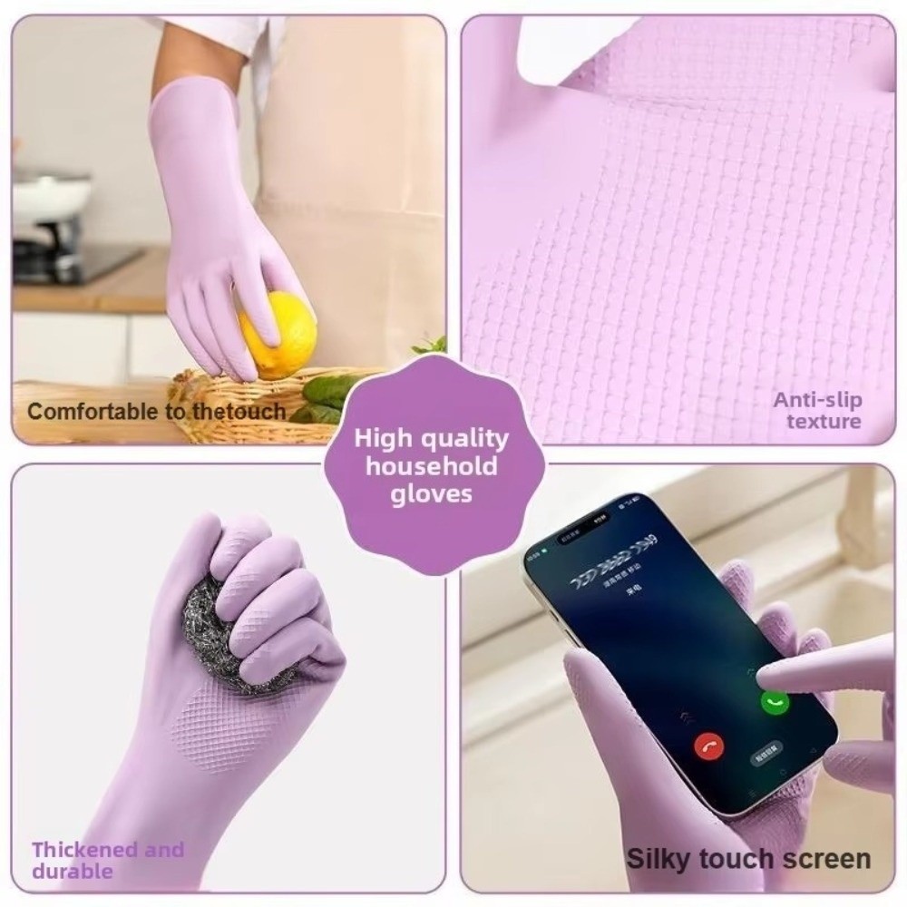 Latex Dish Washing Gloves with - огляд і ціна Dish Glove Rubber