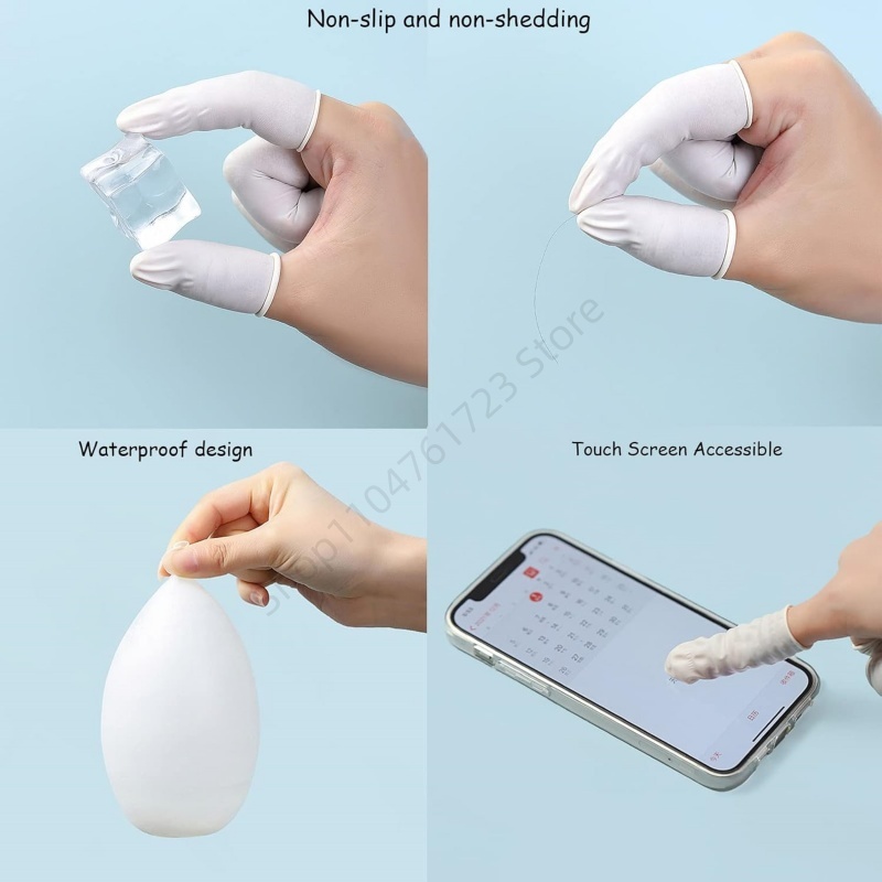 100Pcs Disposable Finger Cover - огляд і ціна Latex Disposable Glove