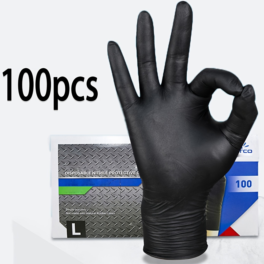 Black Disposable Nitrile Glove - огляд і ціна Nitrile Mechanic Glove