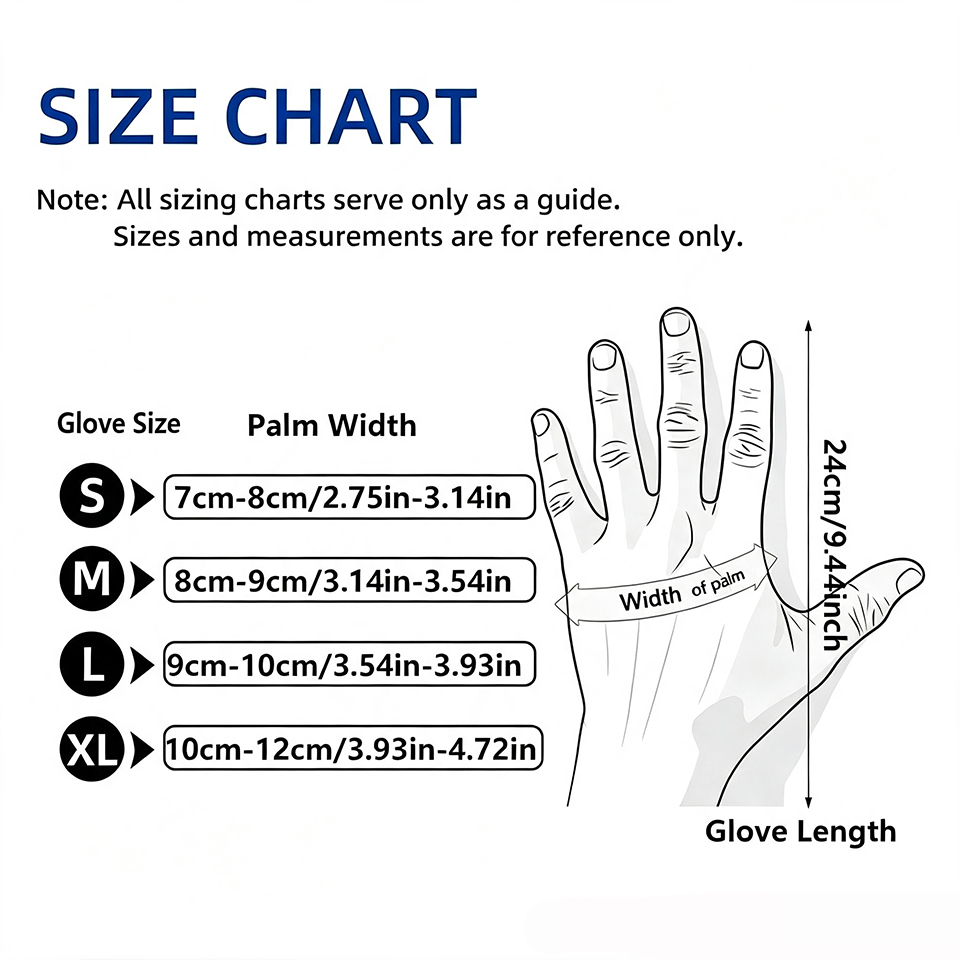 100PCS/Box Black Nitrile Glove - огляд і ціна Latex Disposable Glove