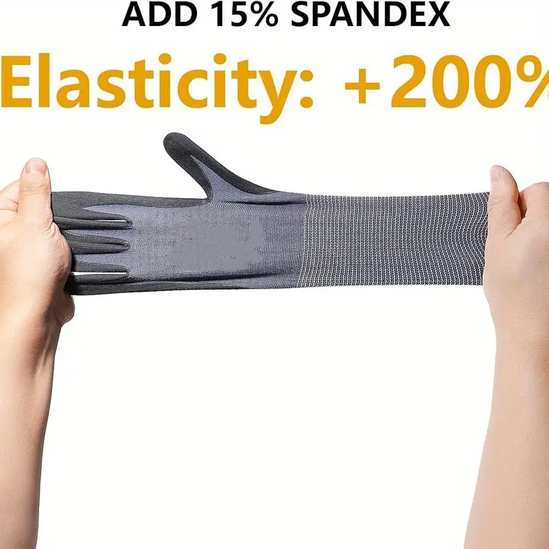 Micro-Foam Safety Work Gloves  - огляд і ціна Nitrile Mechanic Glove