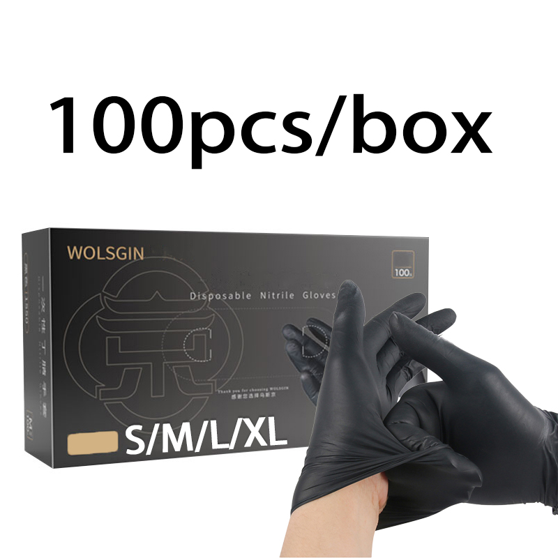 20/50/100/200pcs Black Disposa - огляд і ціна Rubber Glove Cleaning