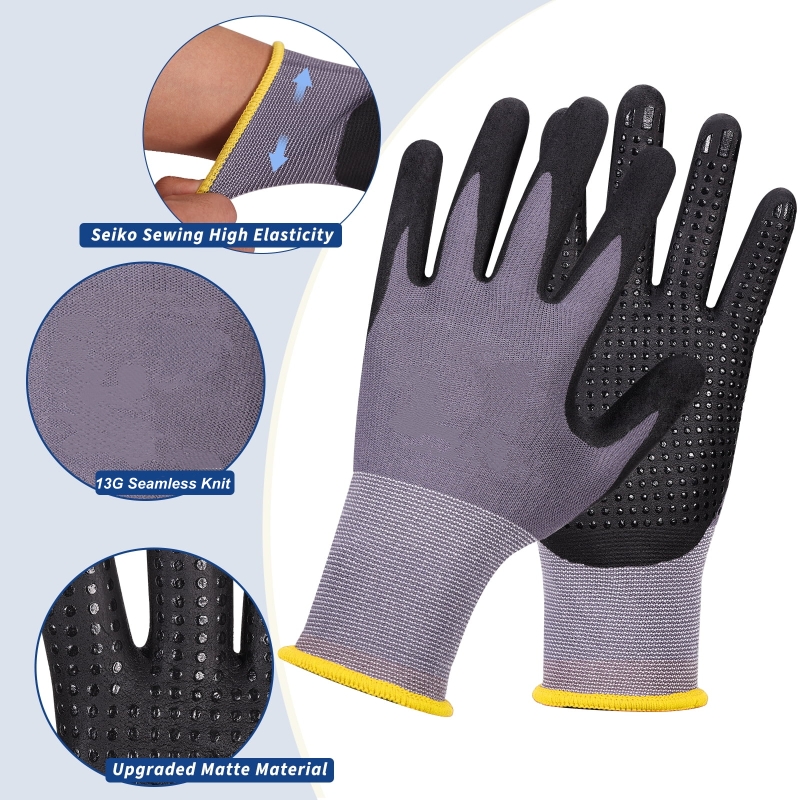 Micro-Foam Nitrile Coated Safe - огляд і ціна Nitrile Mechanic Glove